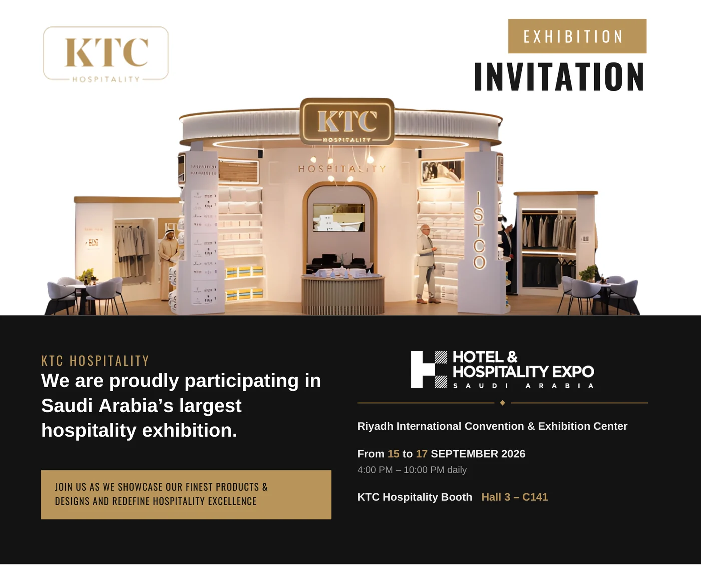 KTC Hospitality Exhibition Invitation